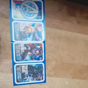 Marvel Kids Toys Trading Cards - Blue and Multicolor